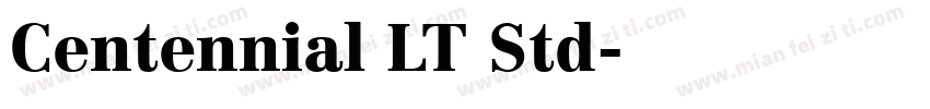 Centennial LT Std字体转换